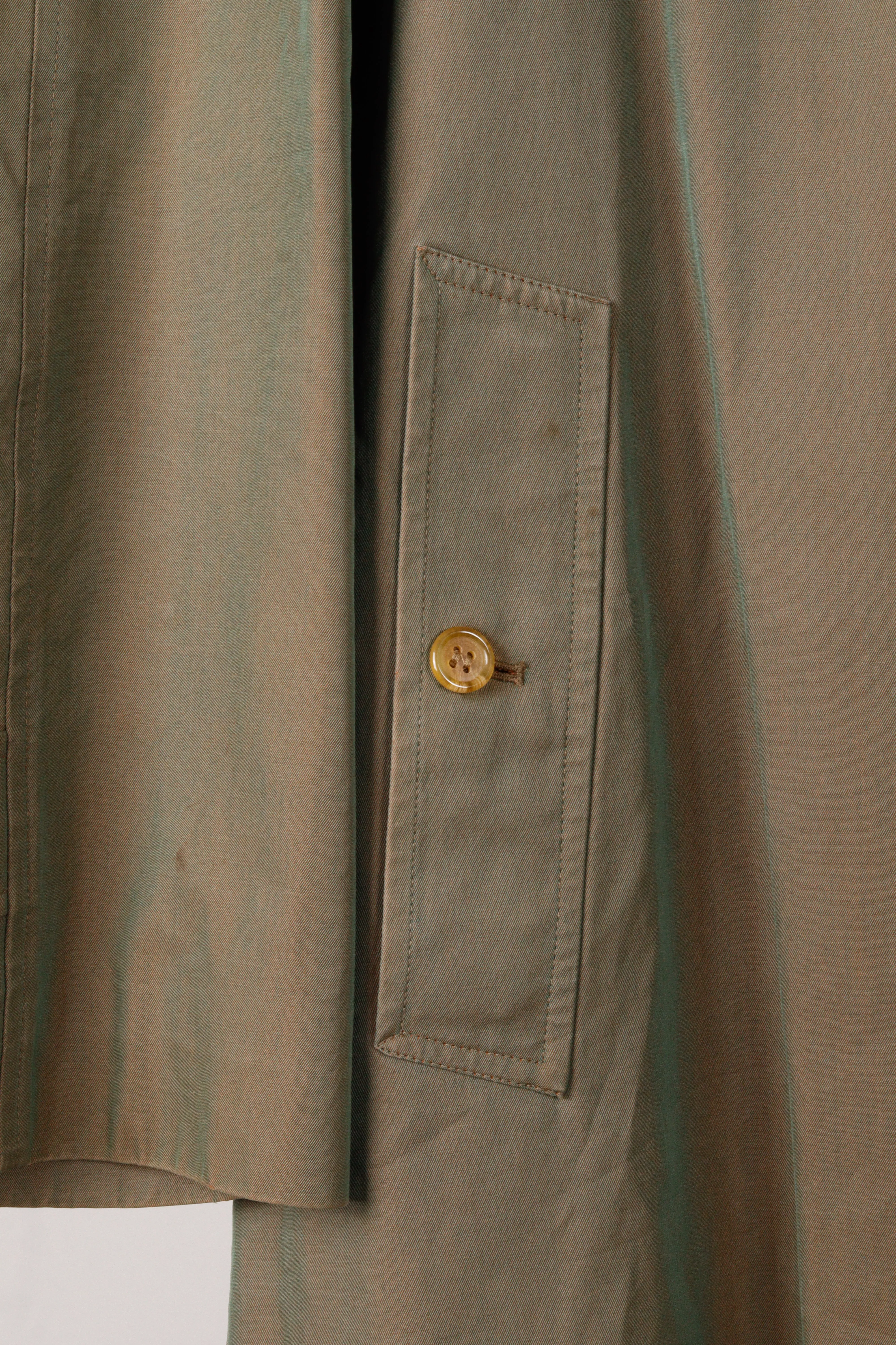 80's Burberry 'Maruzen Tokyo Exclusive' Trench Coat Iridescent