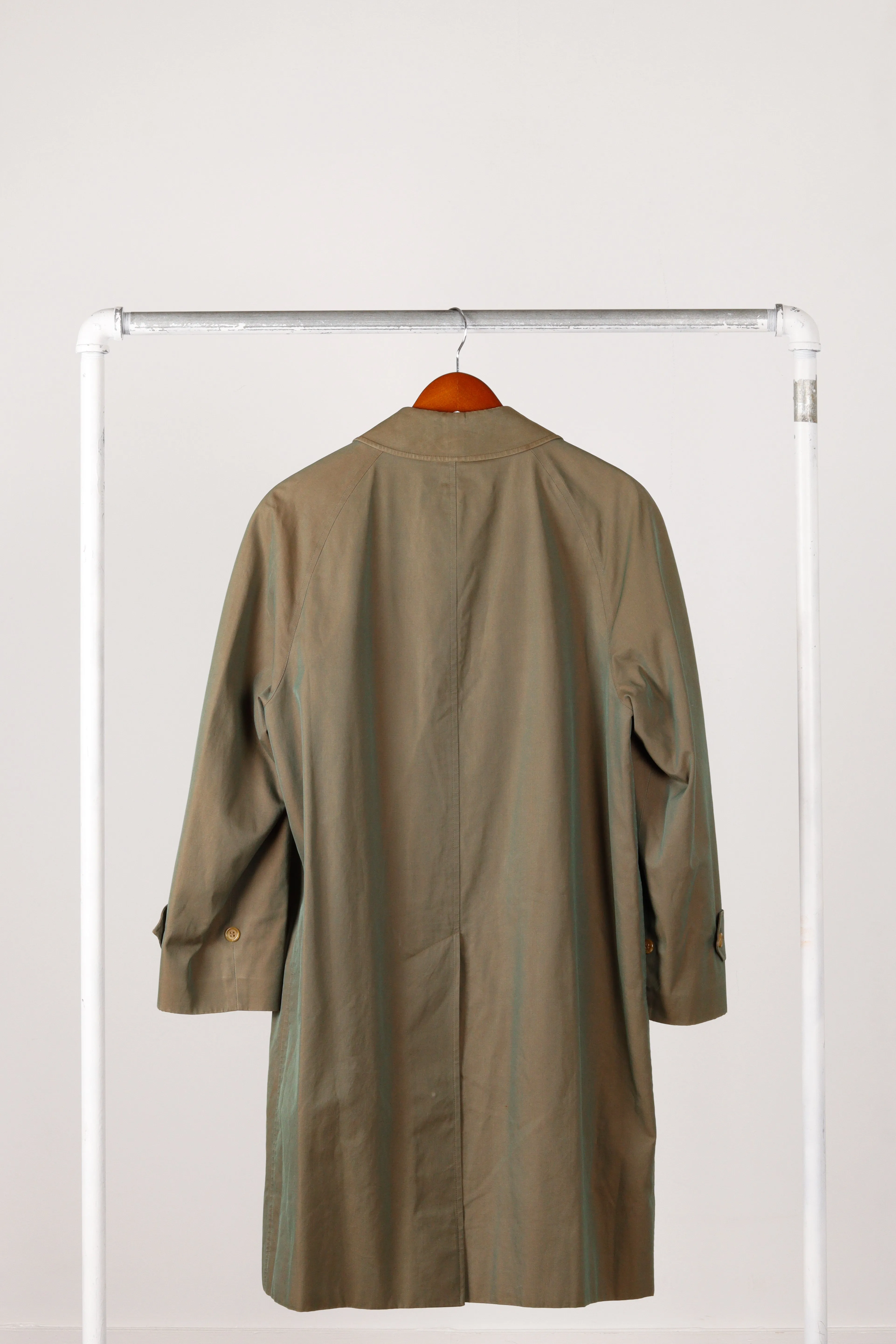 80's Burberry 'Maruzen Tokyo Exclusive' Trench Coat Iridescent