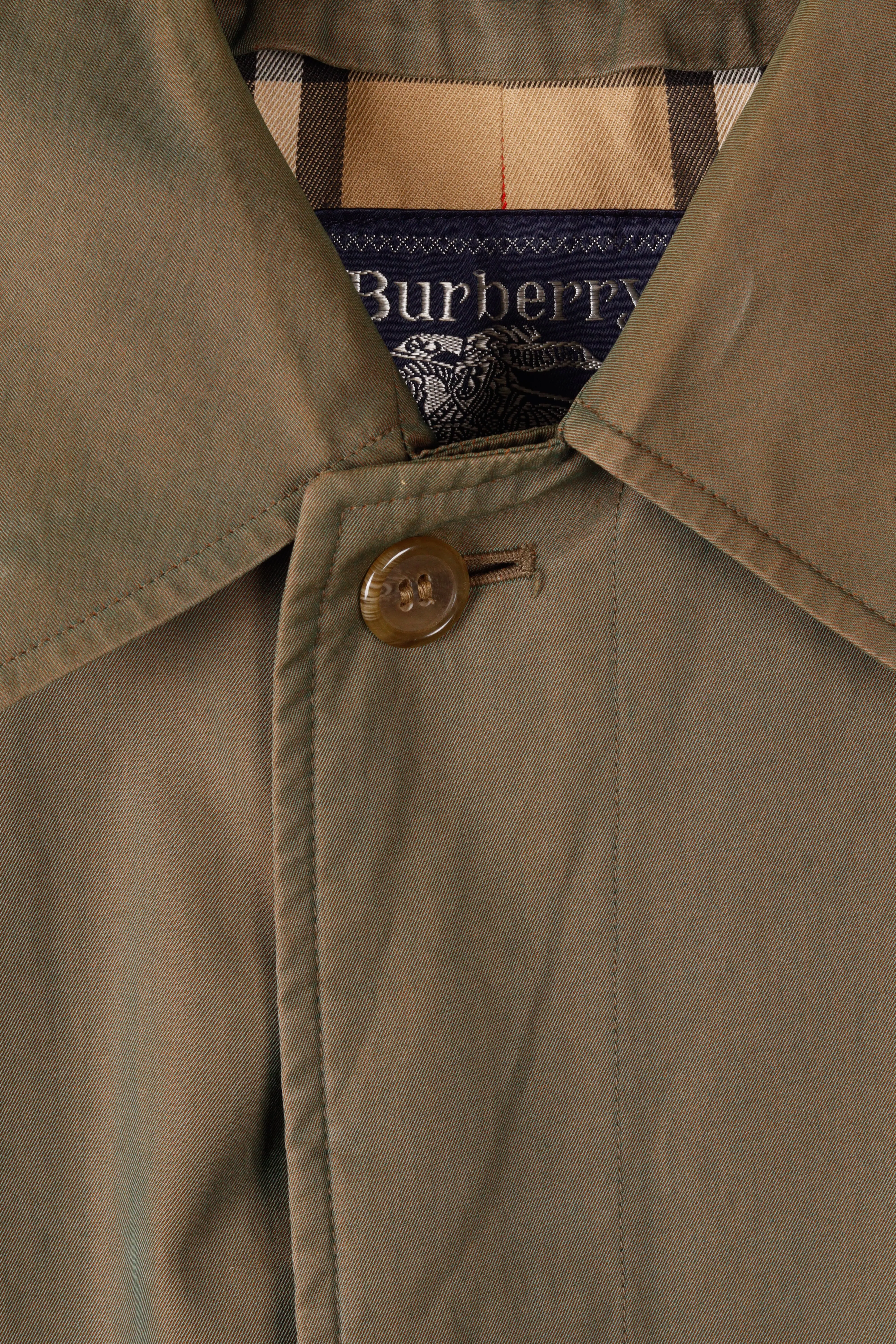 80's Burberry 'Maruzen Tokyo Exclusive' Trench Coat Iridescent