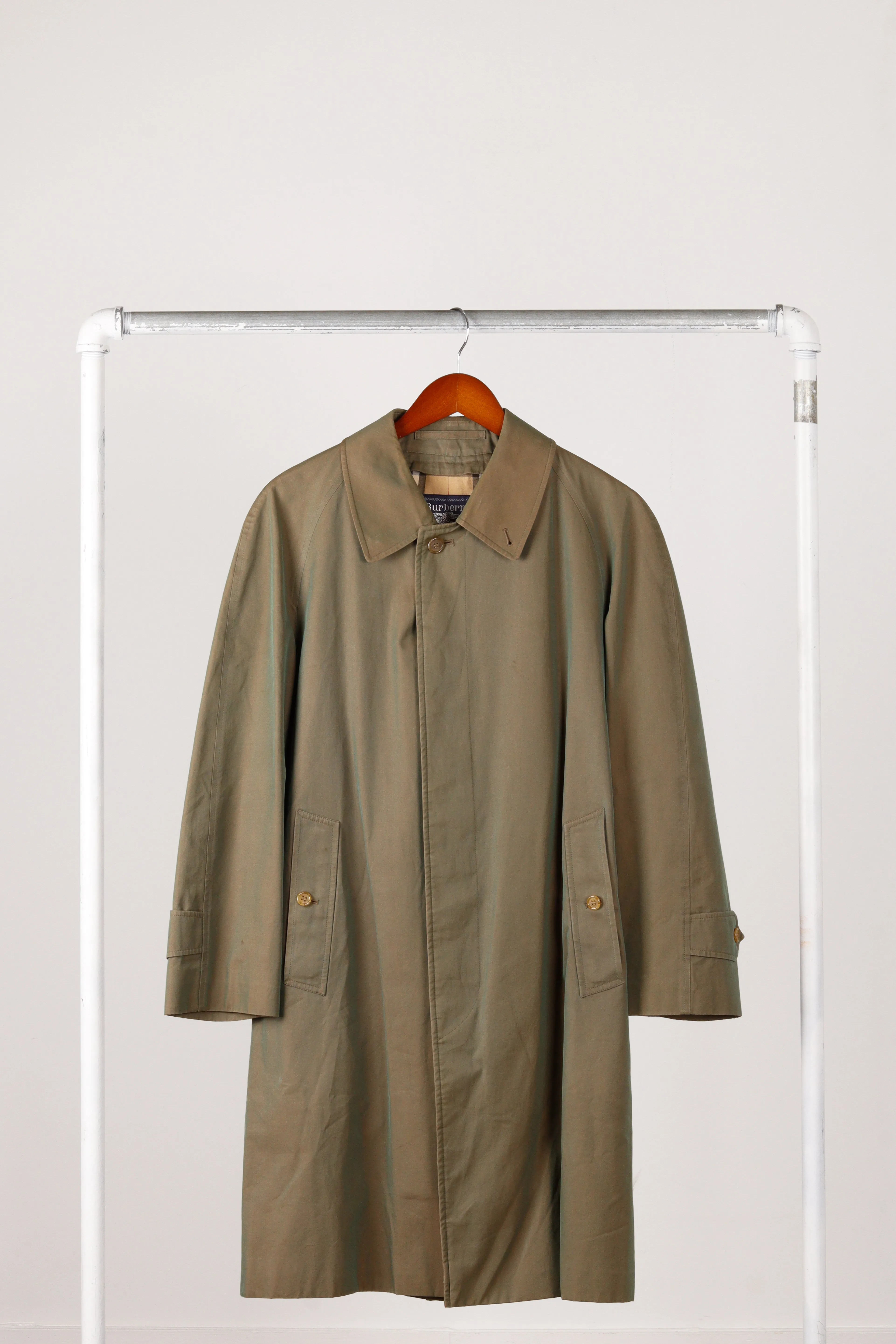 80's Burberry 'Maruzen Tokyo Exclusive' Trench Coat Iridescent