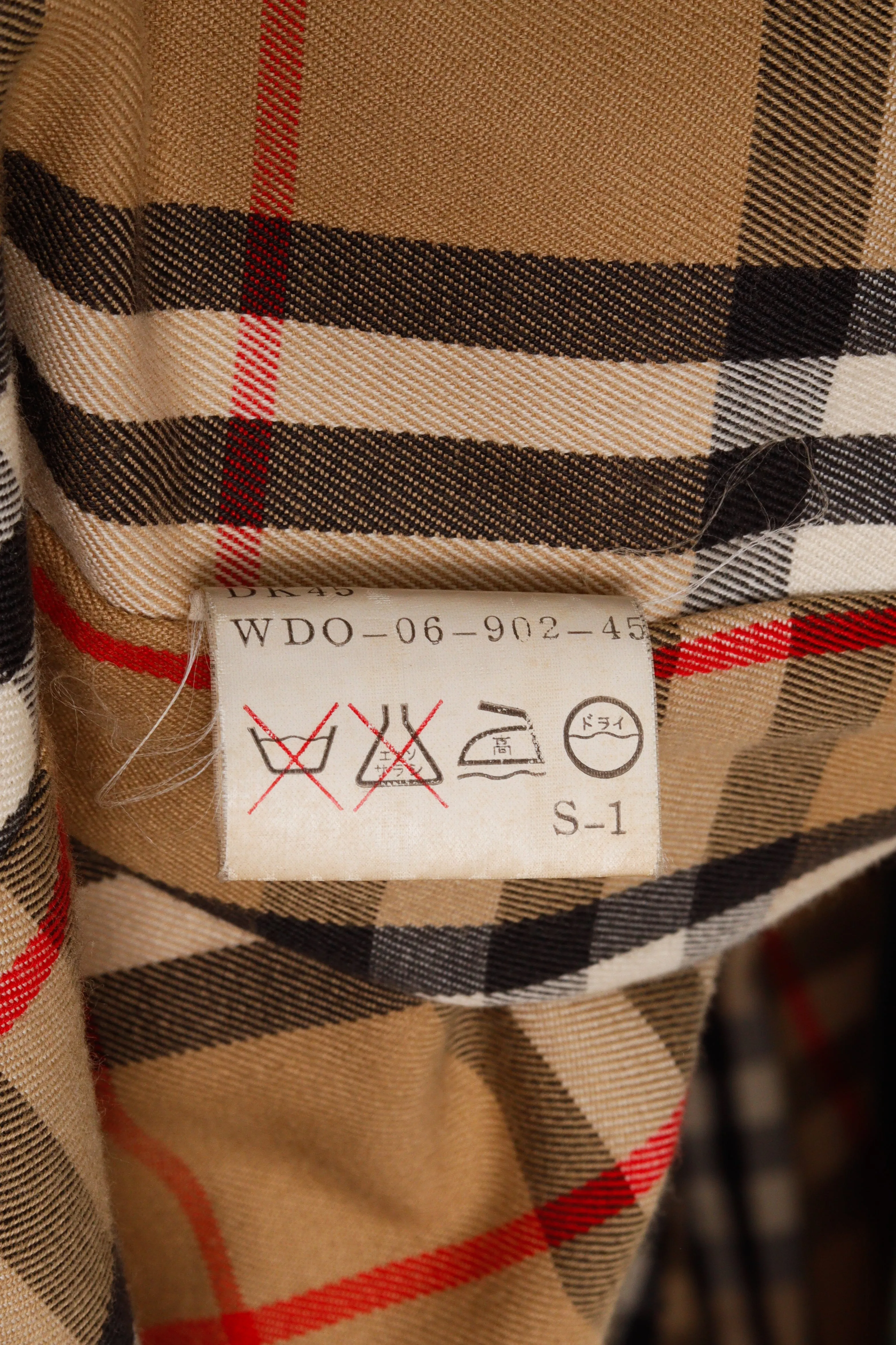 80's Burberry 'Maruzen Tokyo Exclusive' Trench Coat Iridescent
