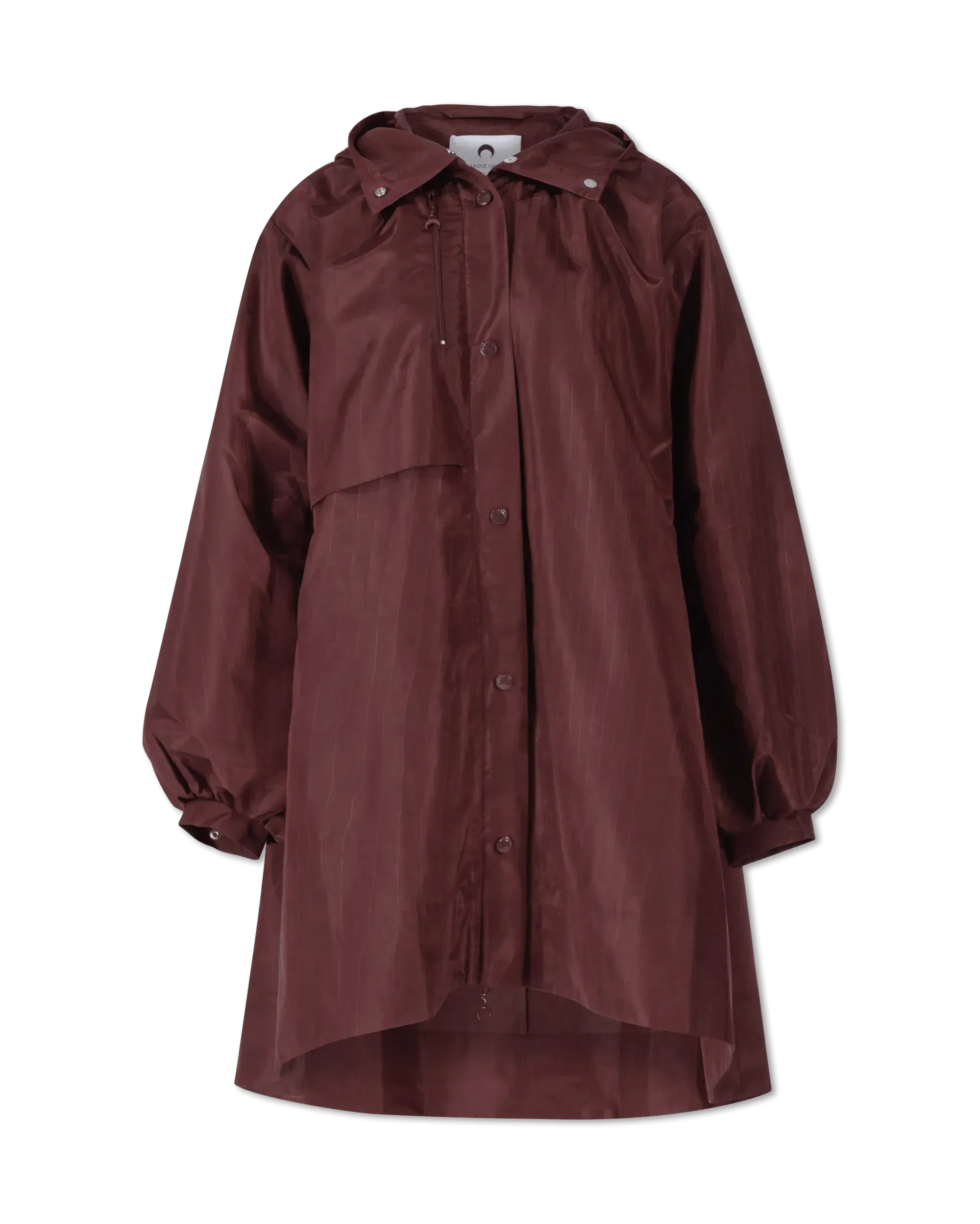 A-Line Moir Windbreaker Jacket