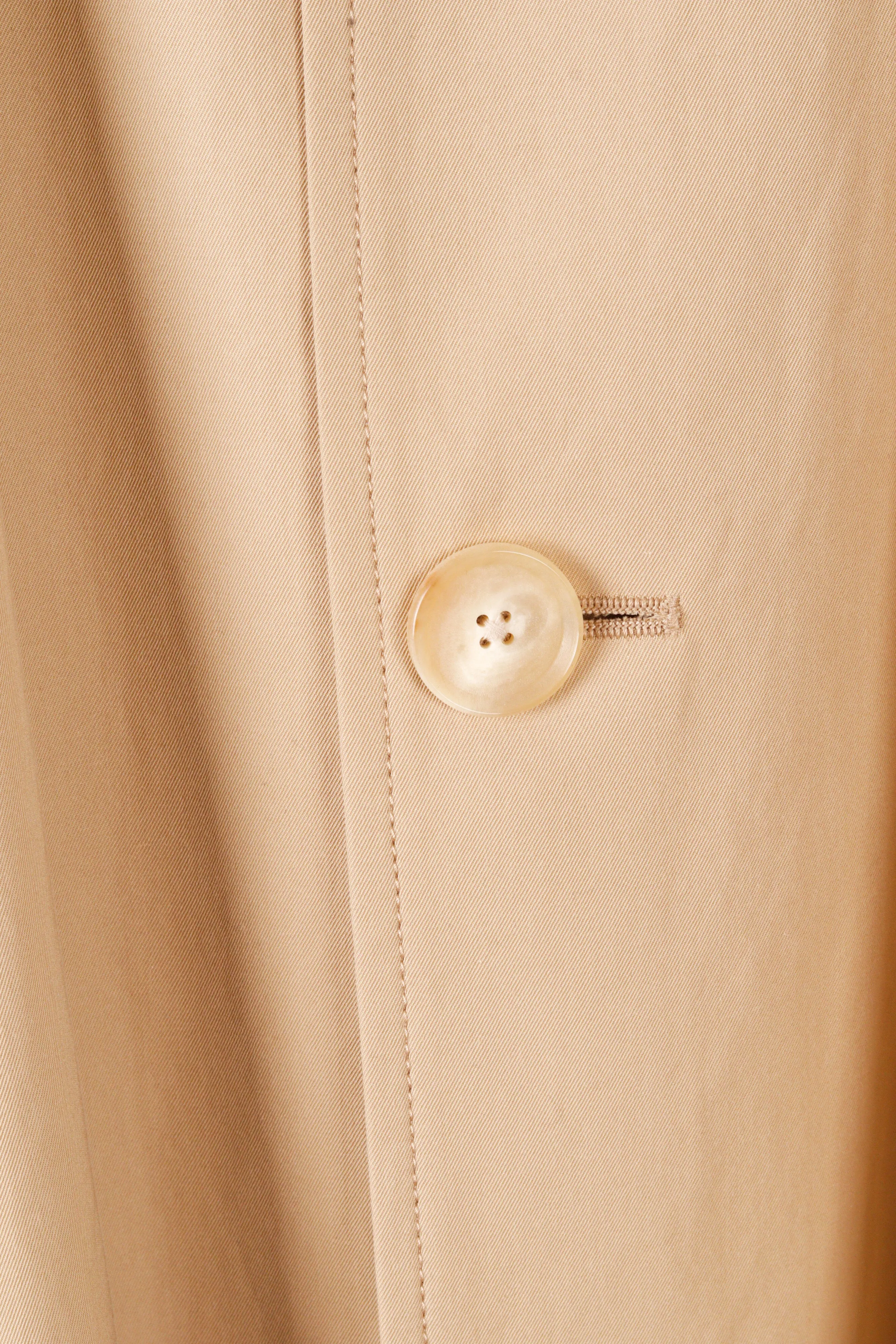 Auralee AW23 'Gabardine' Trench Coat Khaki (2023)