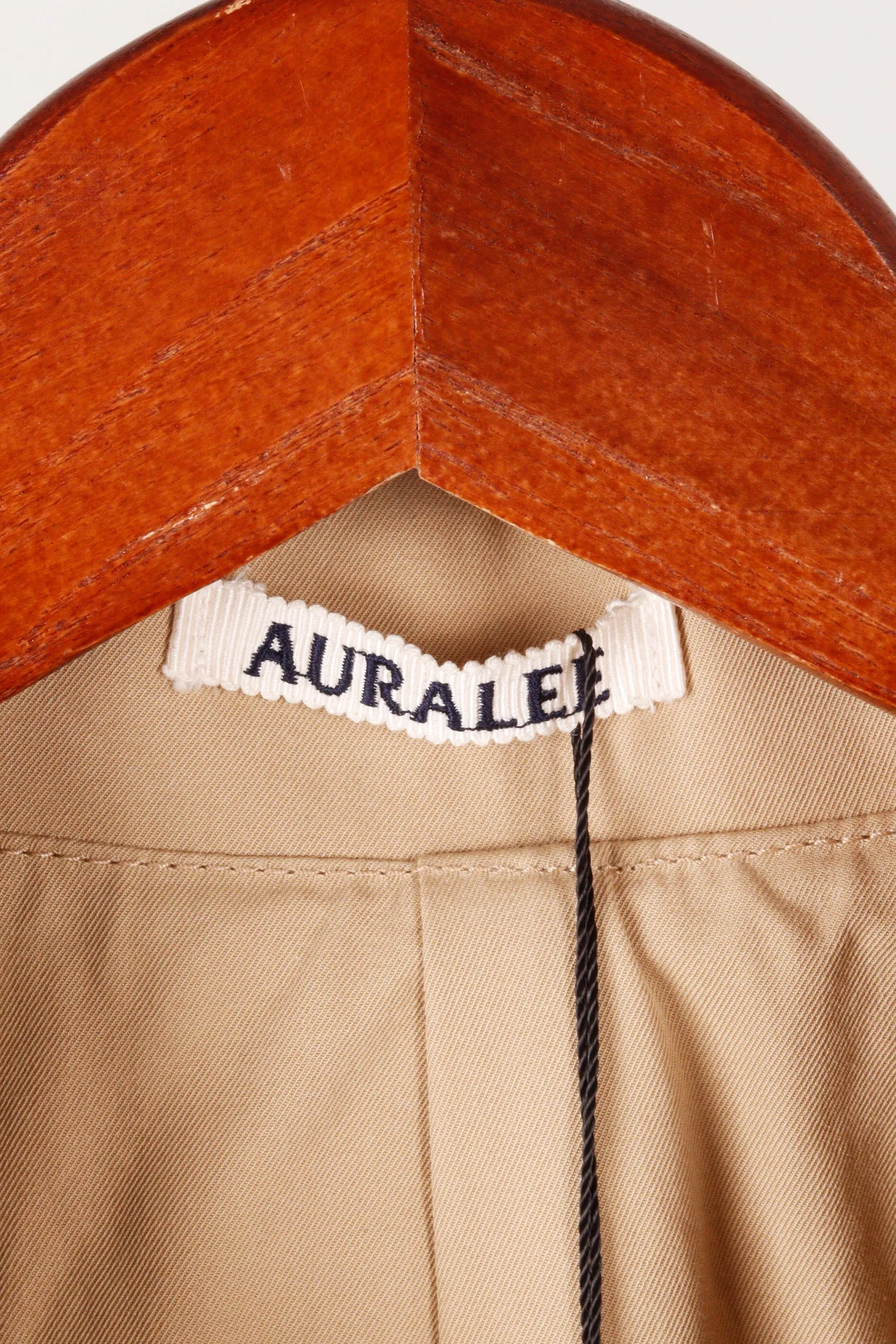 Auralee AW23 'Gabardine' Trench Coat Khaki (2023)