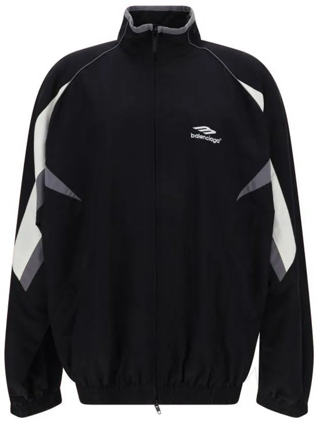 Balenciaga 3B Sports Icon Medium Fit Track Jacket Black