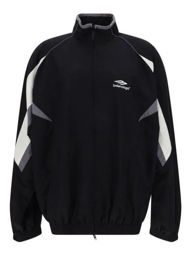 Balenciaga 3B Sports Icon Medium Fit Track Jacket Black