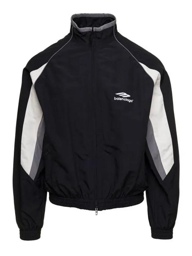 Balenciaga 3B Sports Icon Regular Track Jacket Black