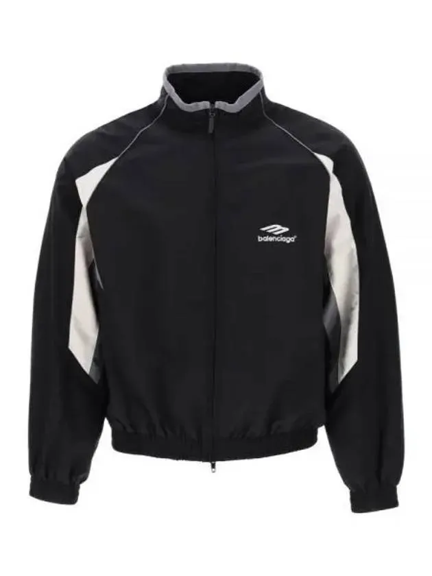 Balenciaga 3B Sports Icon Regular Track Jacket Black