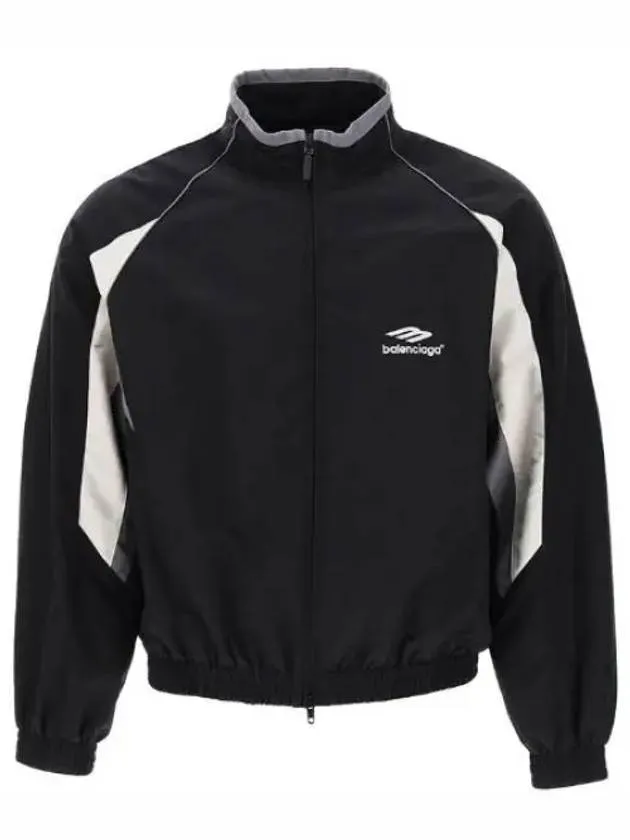 Balenciaga 3B Sports Icon Regular Track Jacket Black