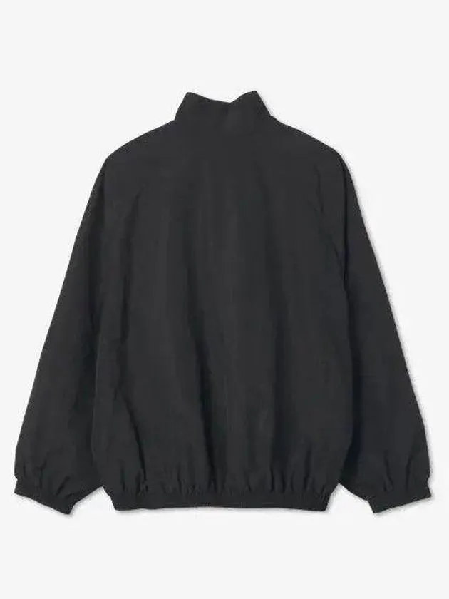 Balenciaga Embroidery Logo Sports Icon Track Jacket Black