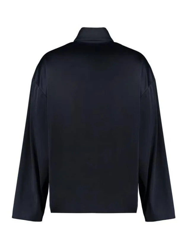 Balenciaga Side Zip Pockets Track Jacket Blue