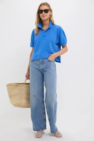 Blue Pique Holmes Boyfriend Polo