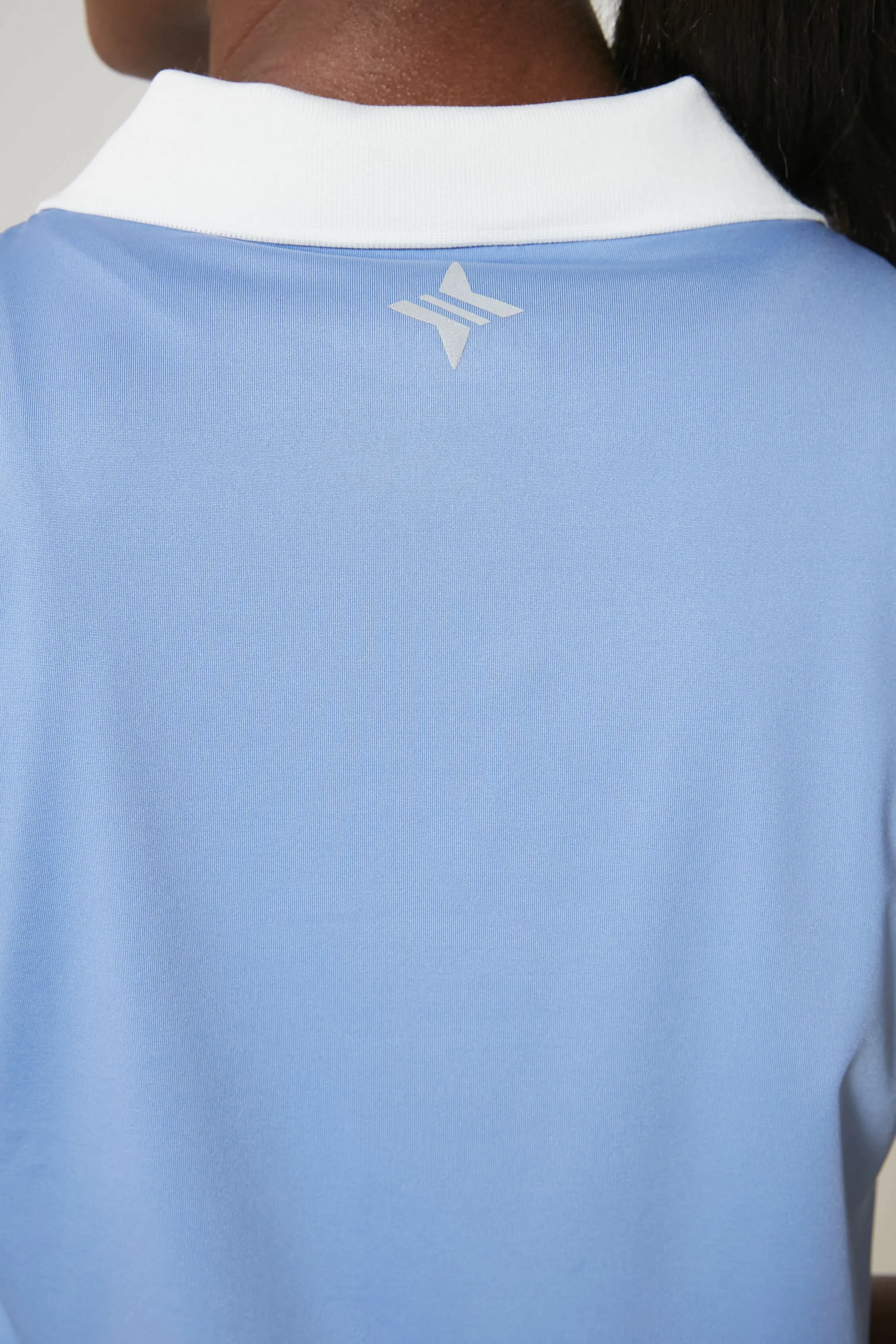 Boogie Down Blue Sleeveless Caroline Polo