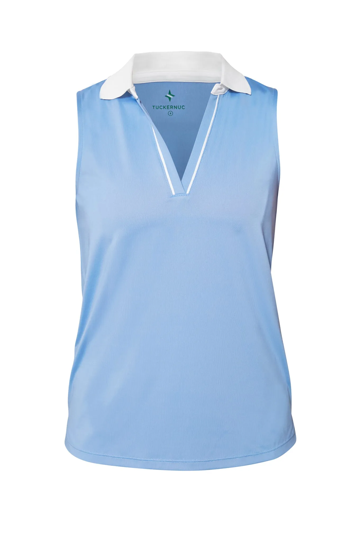Boogie Down Blue Sleeveless Caroline Polo