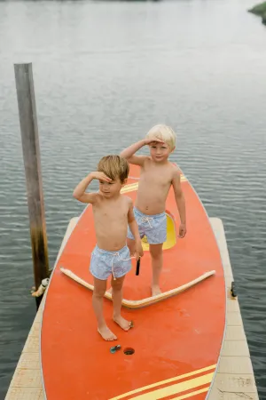 Boys Safari Toile Boardie Shorts