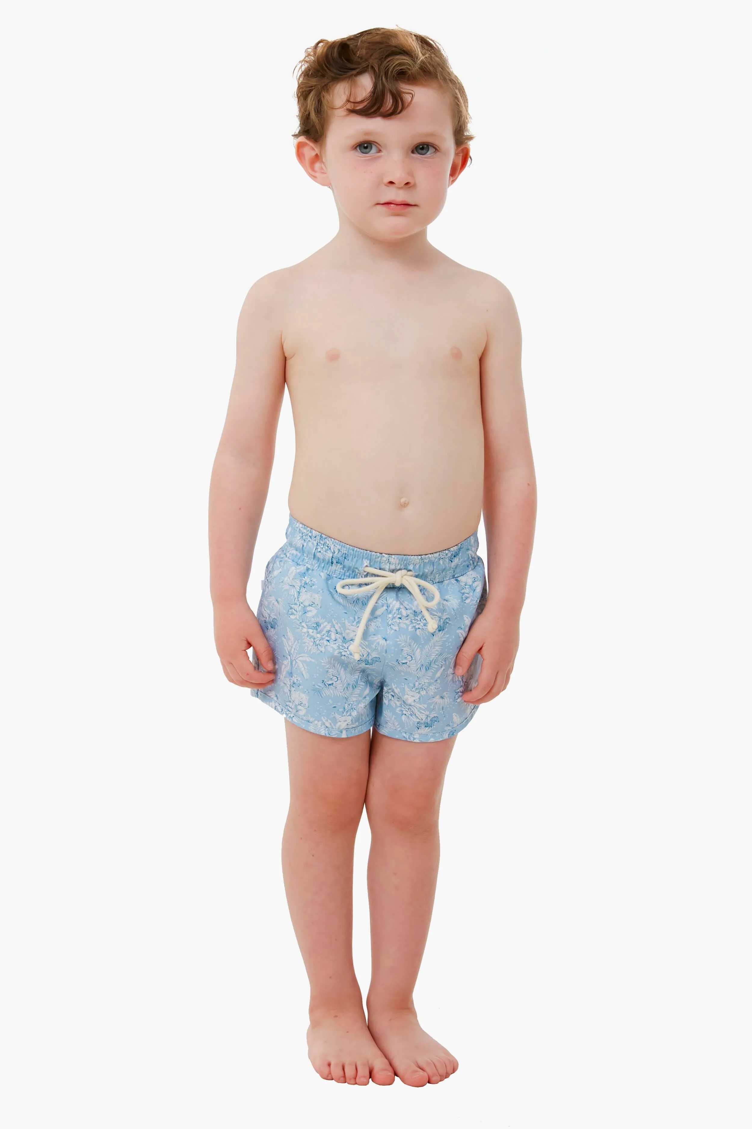 Boys Safari Toile Boardie Shorts