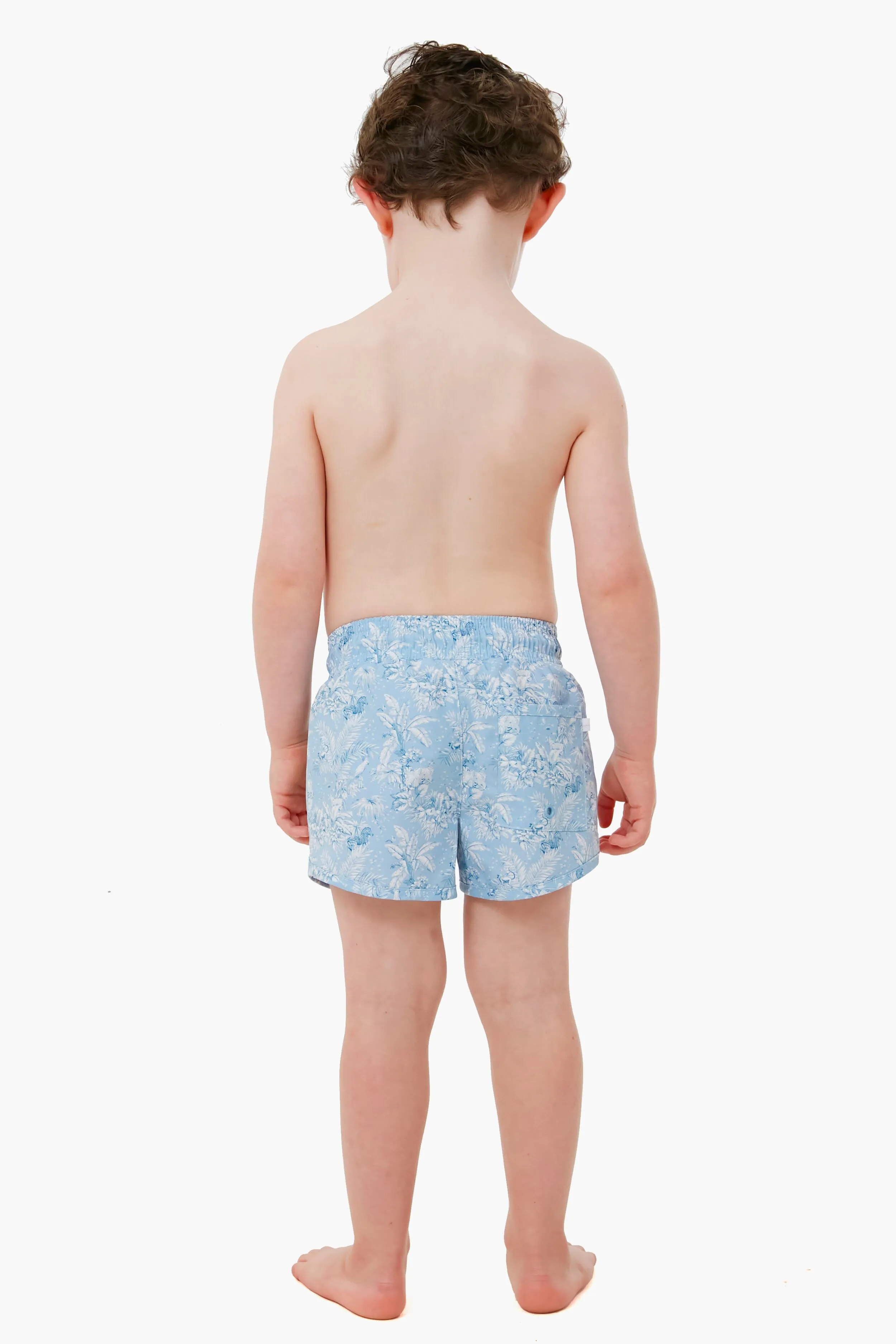 Boys Safari Toile Boardie Shorts