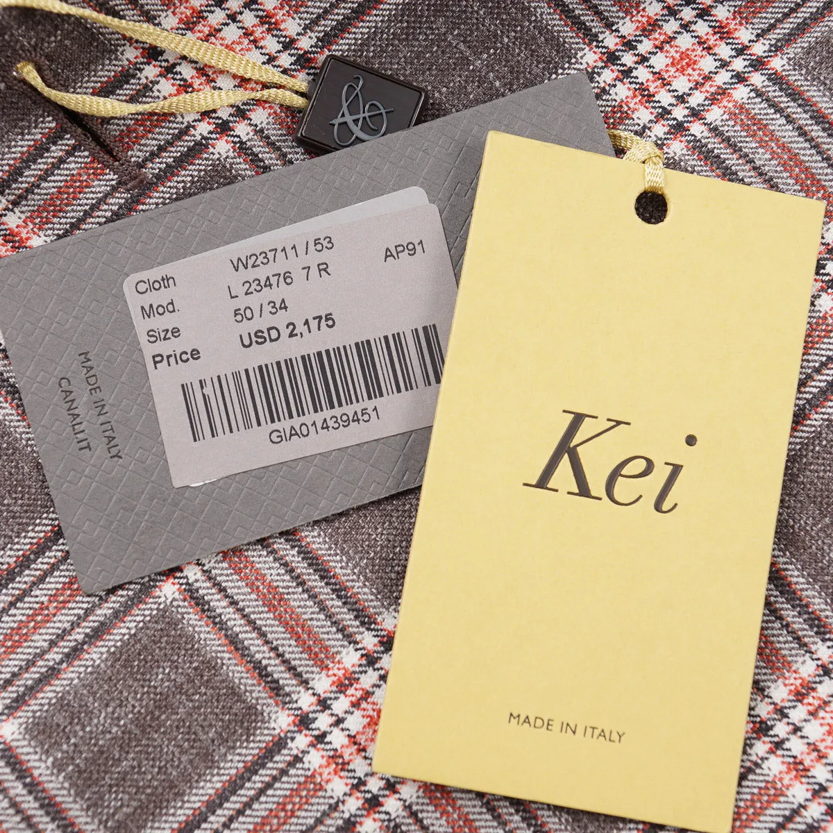 Canali Wool-Silk-Linen 'Kei' Sport Coat