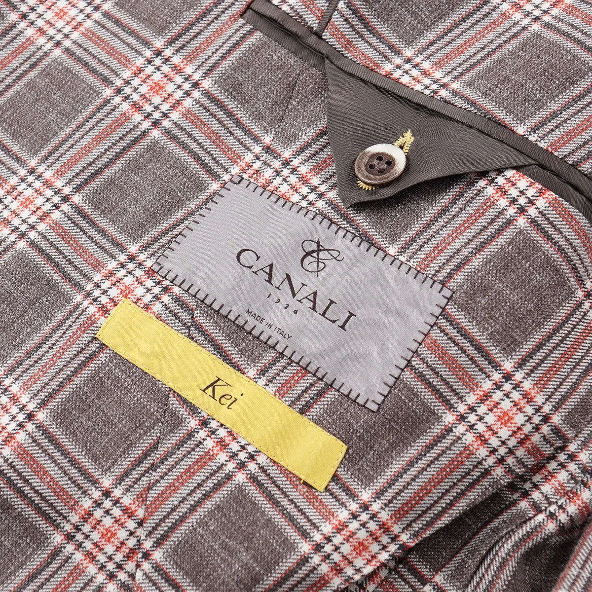 Canali Wool-Silk-Linen 'Kei' Sport Coat
