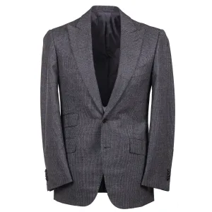 Cesare Attolini Slim-Fit Wool Suit with Peak Lapels