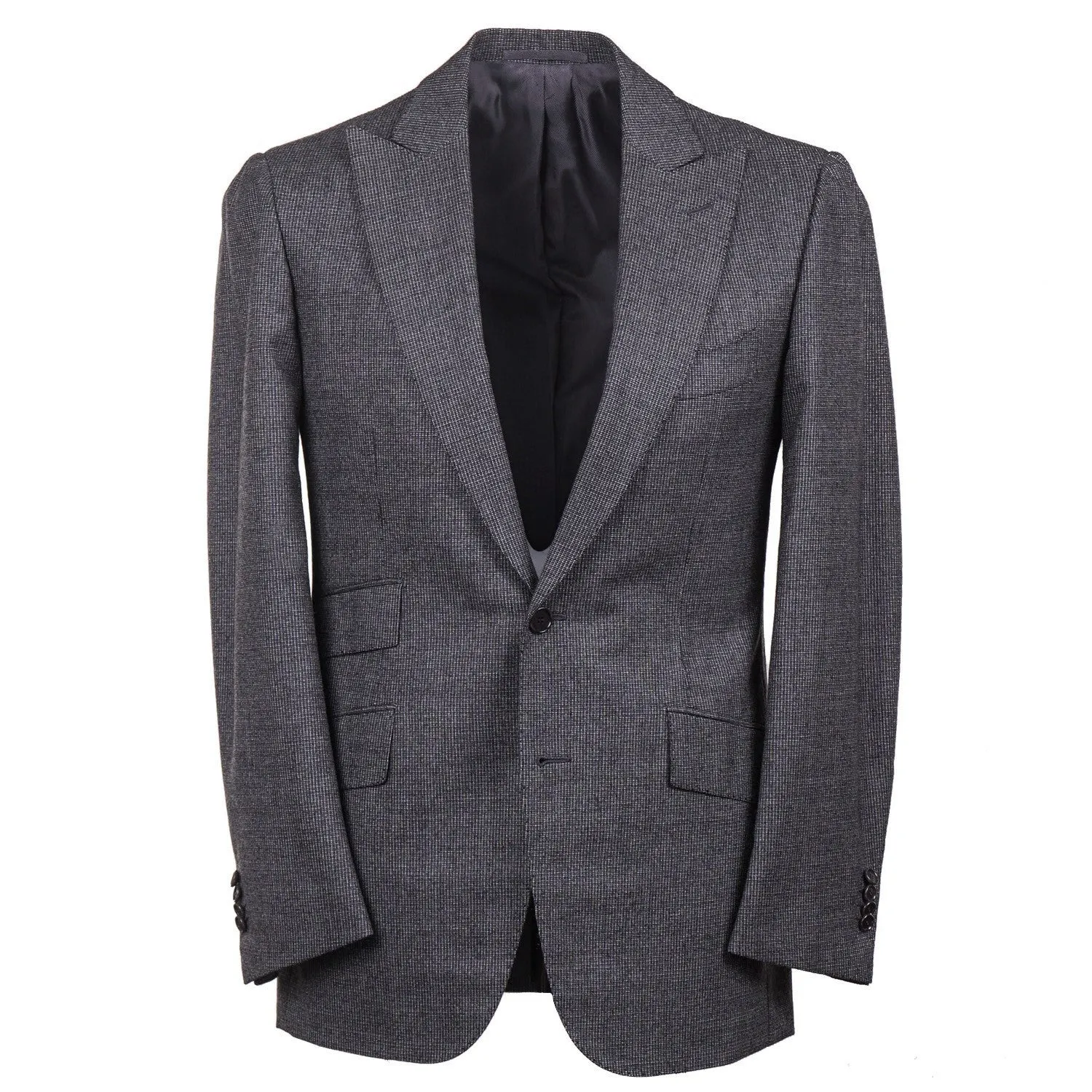 Cesare Attolini Slim-Fit Wool Suit with Peak Lapels