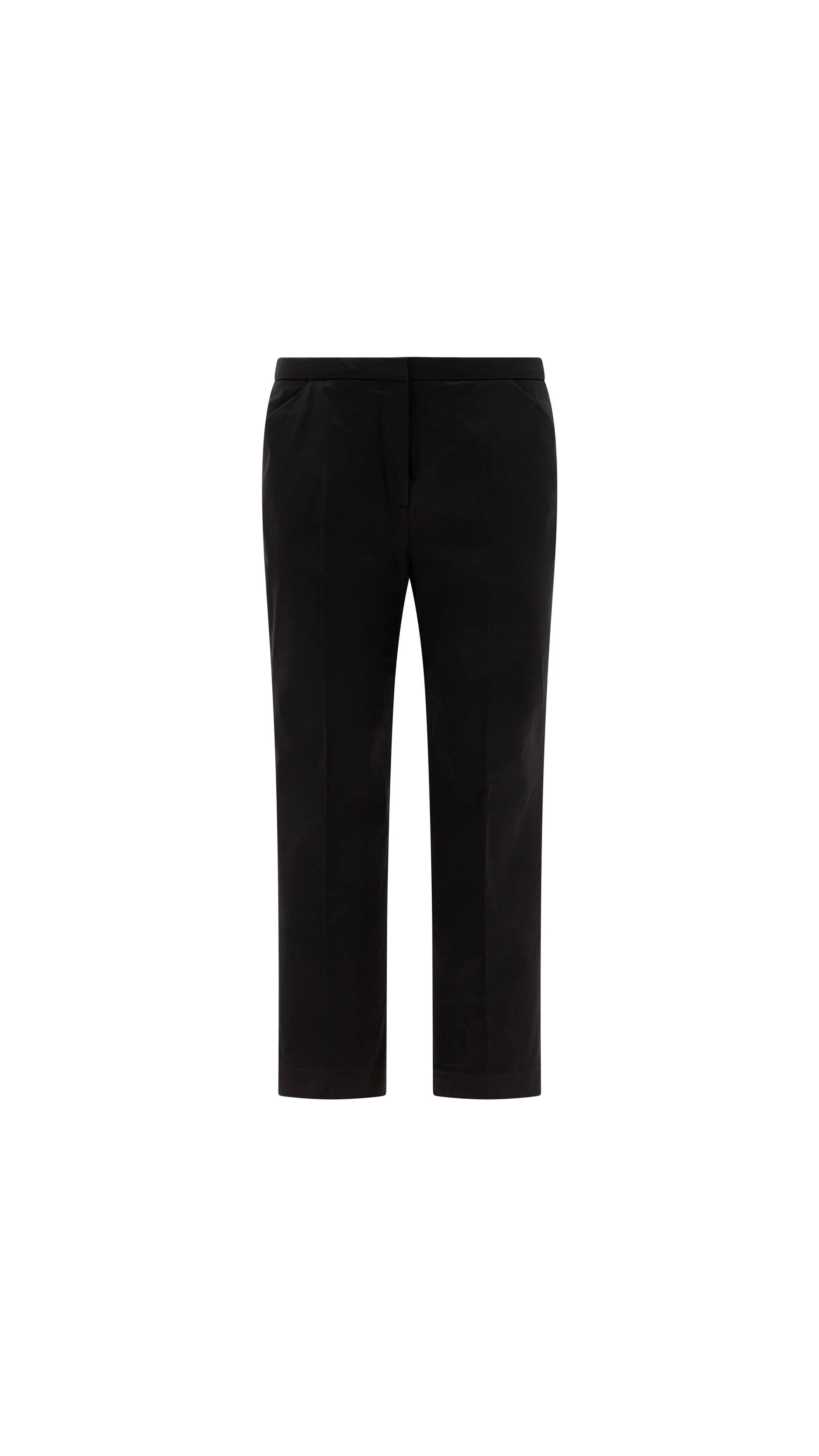 Cropped Trousers - Black