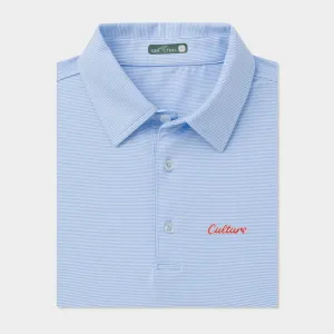 Culture Ole Miss Pinstripe Performance Polo