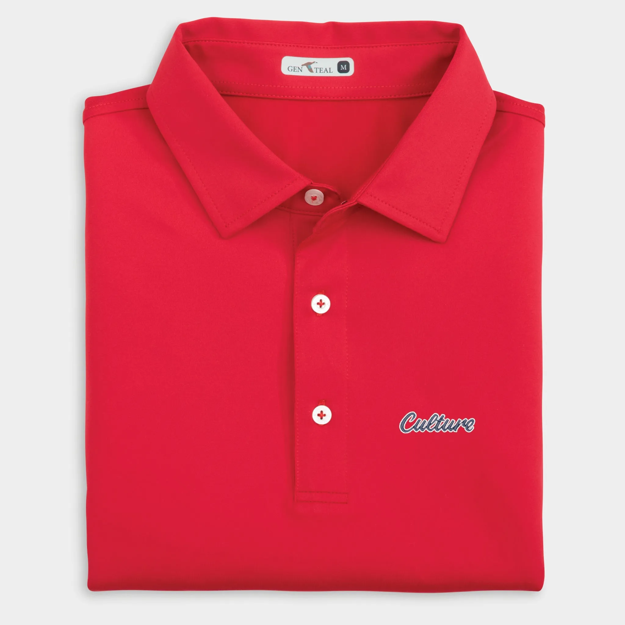 Culture Ole Miss Solid Performance Polo