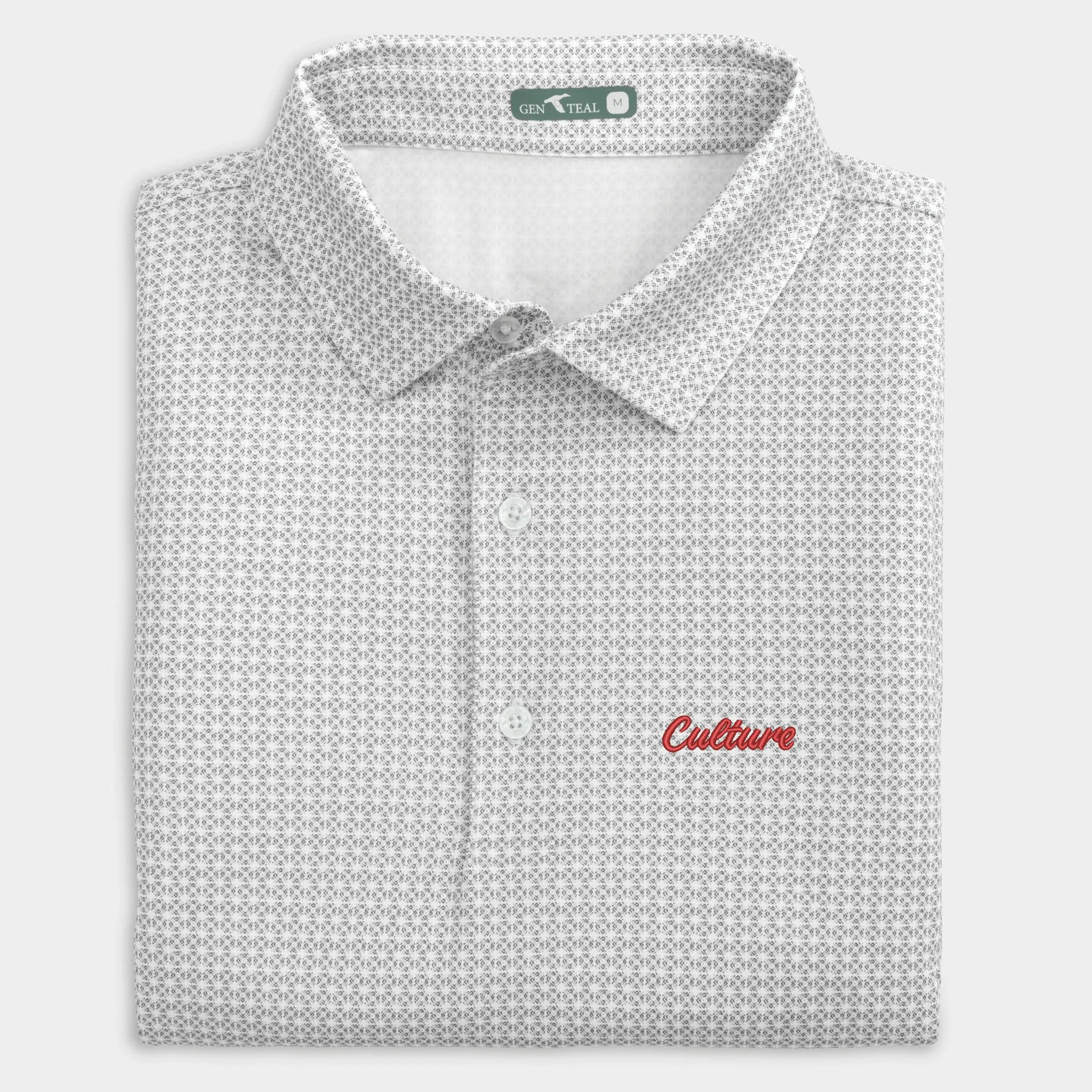 Culture Ole Miss Tile Printed Performance Polo