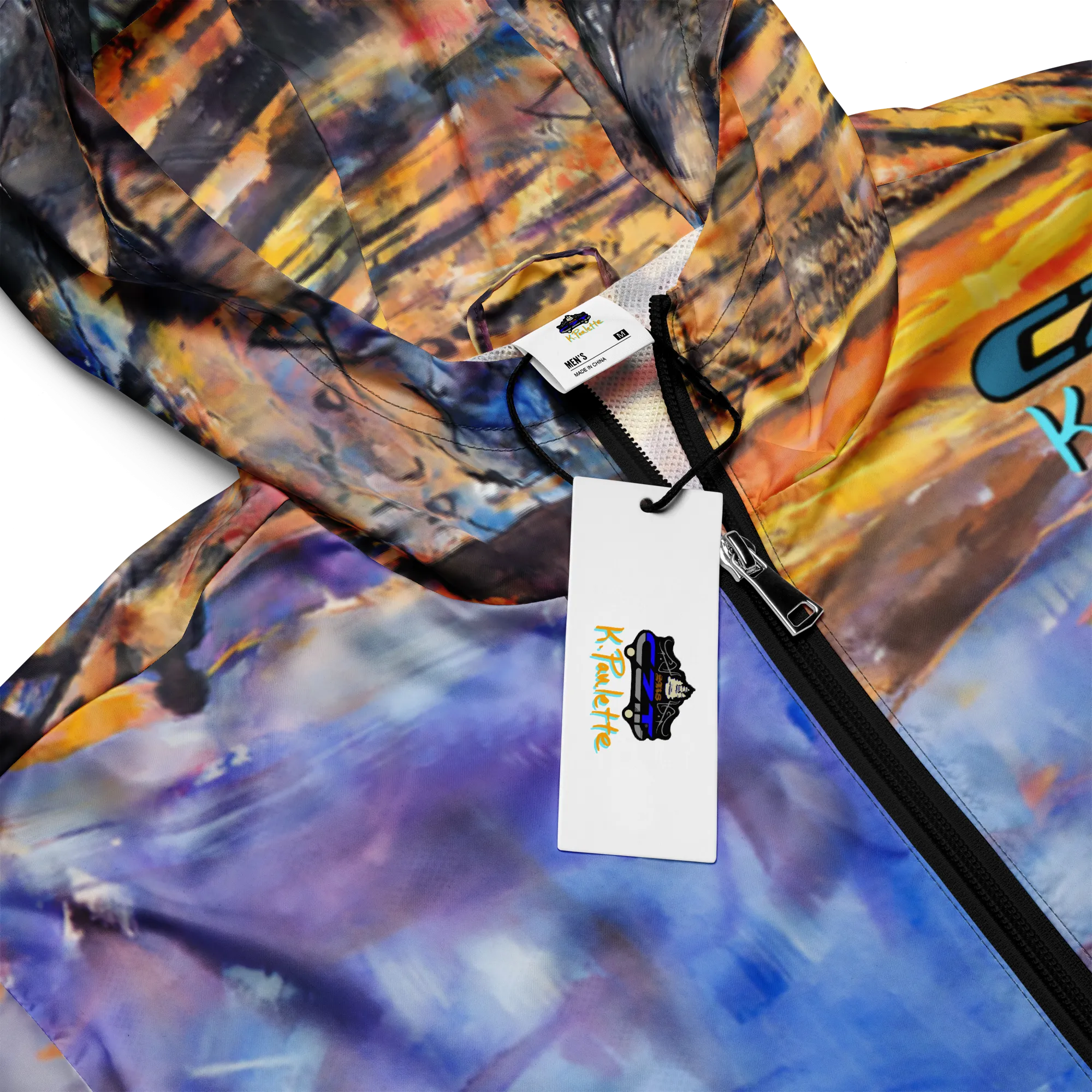 CZT x KP - BEACH SUNSET - Men's Windbreaker