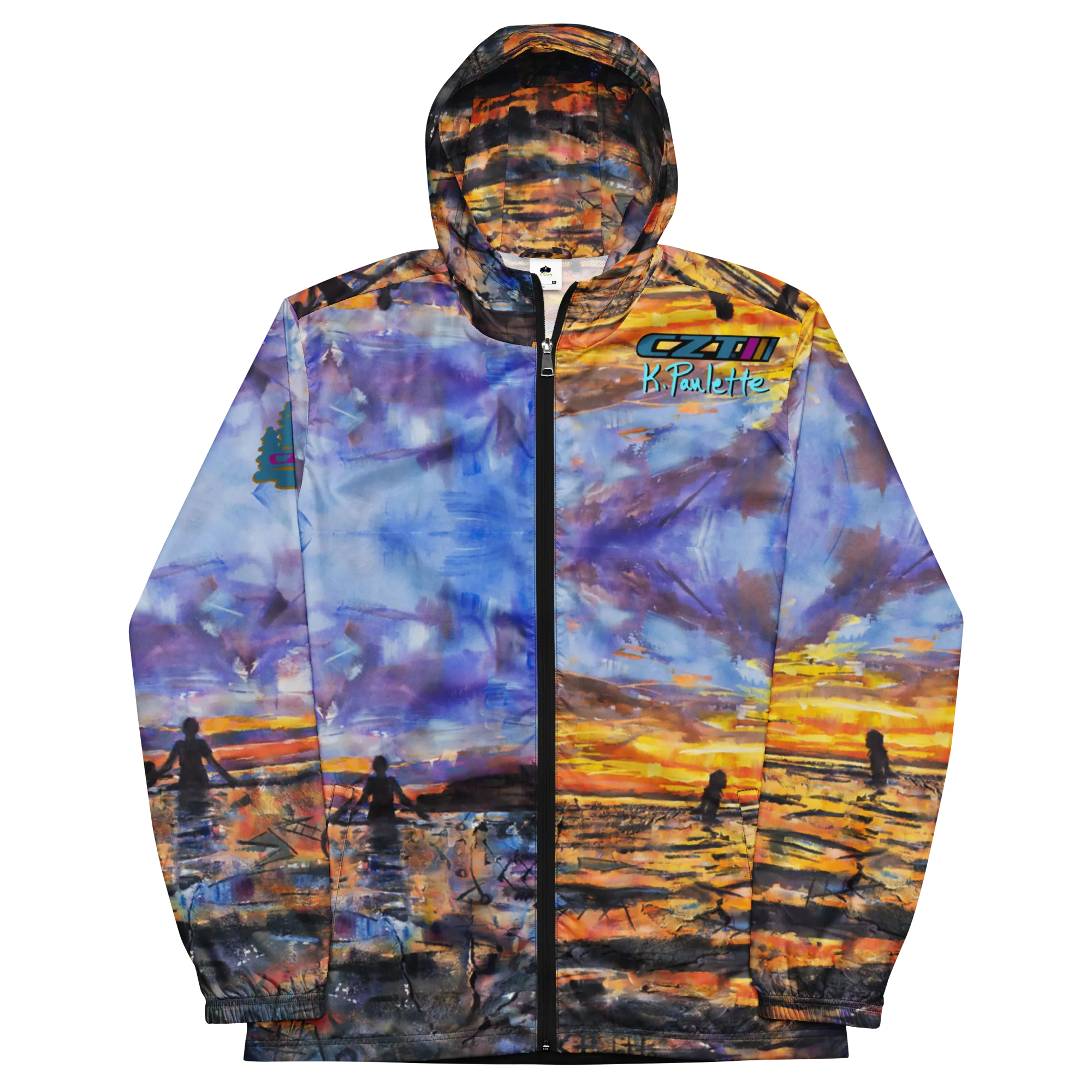 CZT x KP - BEACH SUNSET - Men's Windbreaker