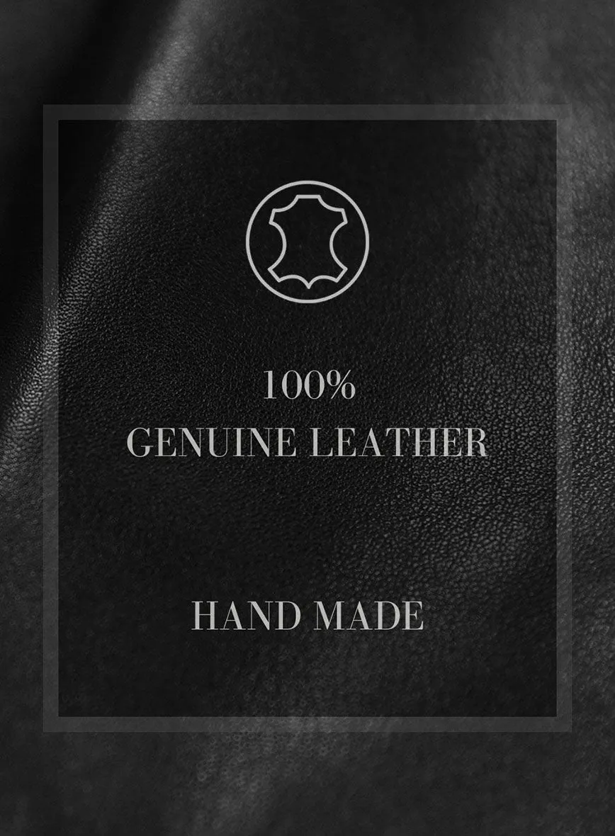 Dark Beige Leather Suit