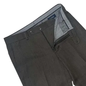 Dark Taupe Luxury Twill Dress Pant - Houston Fit | Ballin