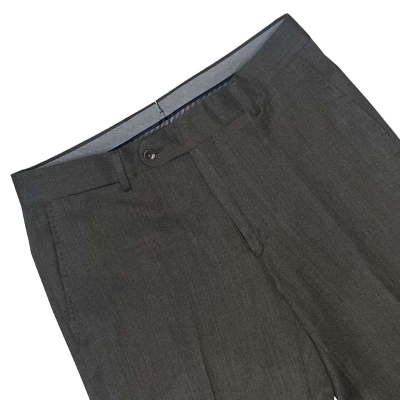 Dark Taupe Luxury Twill Dress Pant - Houston Fit | Ballin