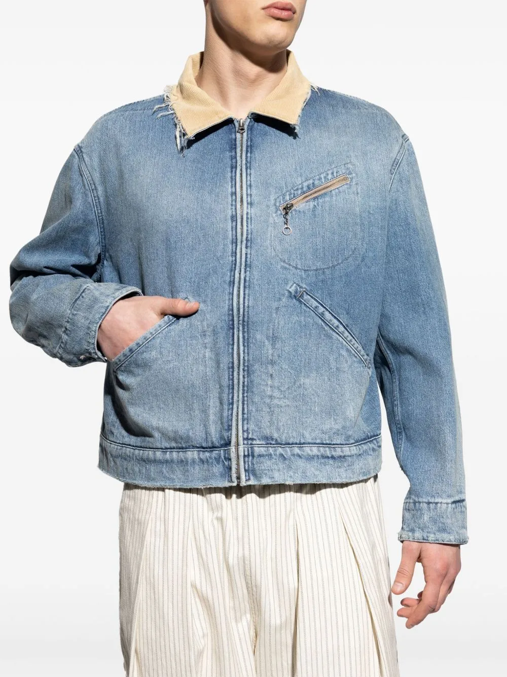 Denim Bomber Jacket