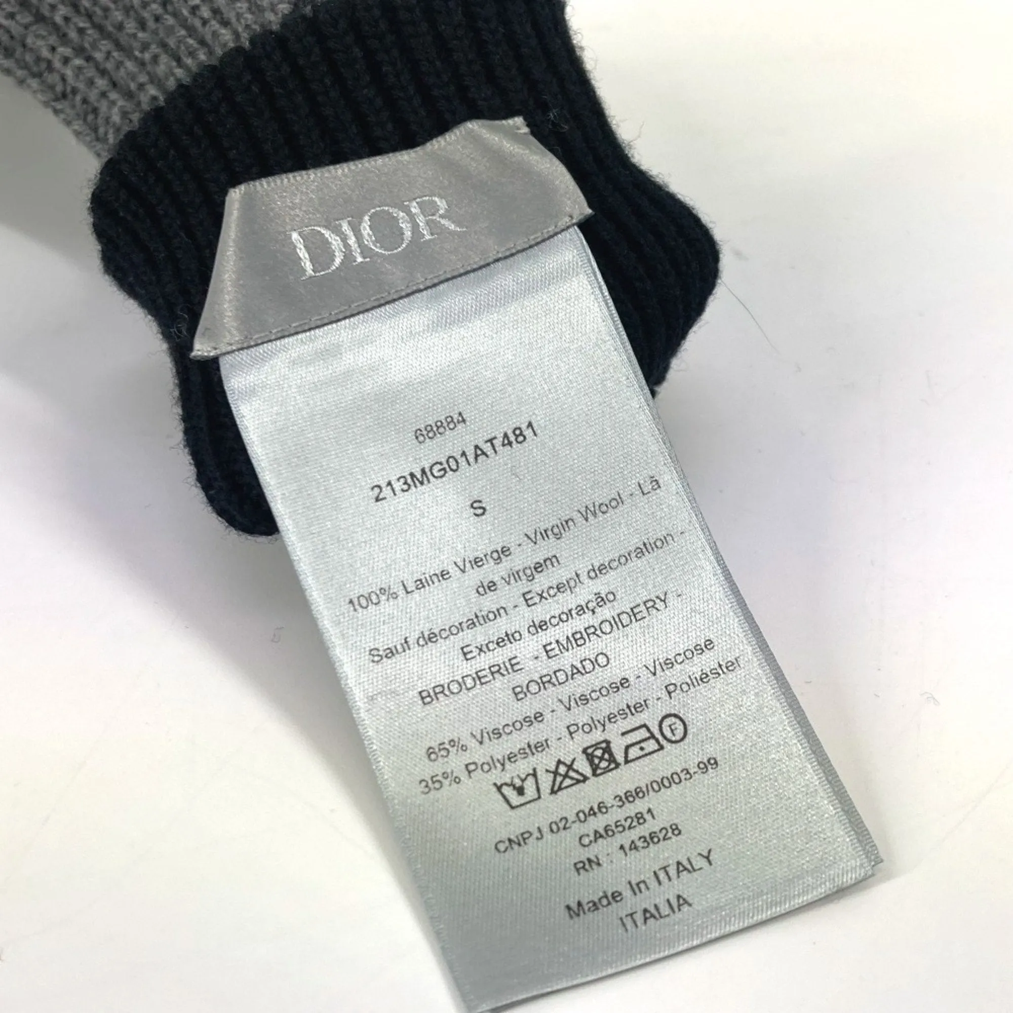 Dior CD Black Wool Accessories