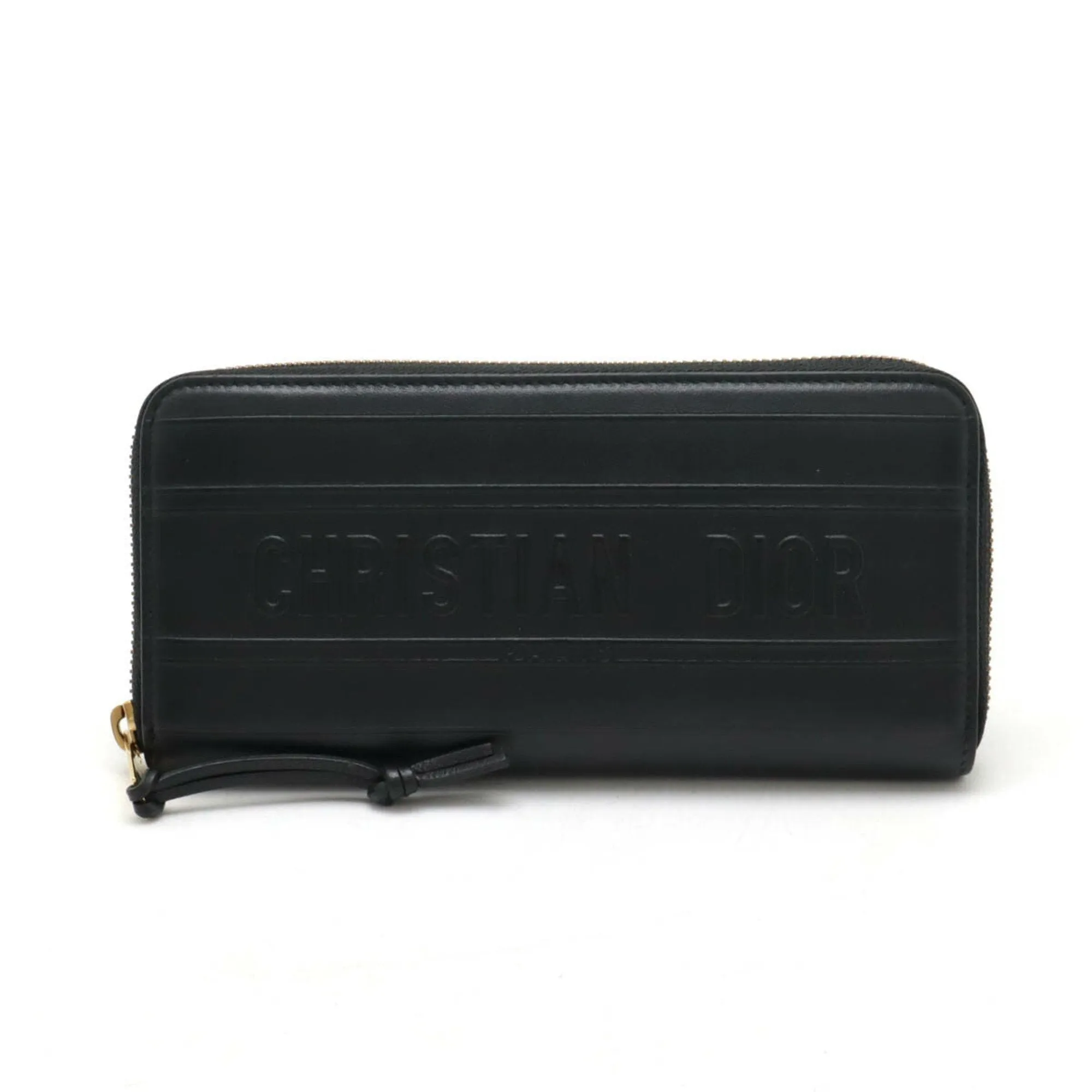 Dior Logo Black Leather Accessories
