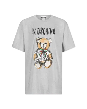 Drawn Teddy Bear Organic Jersey T-Shirt