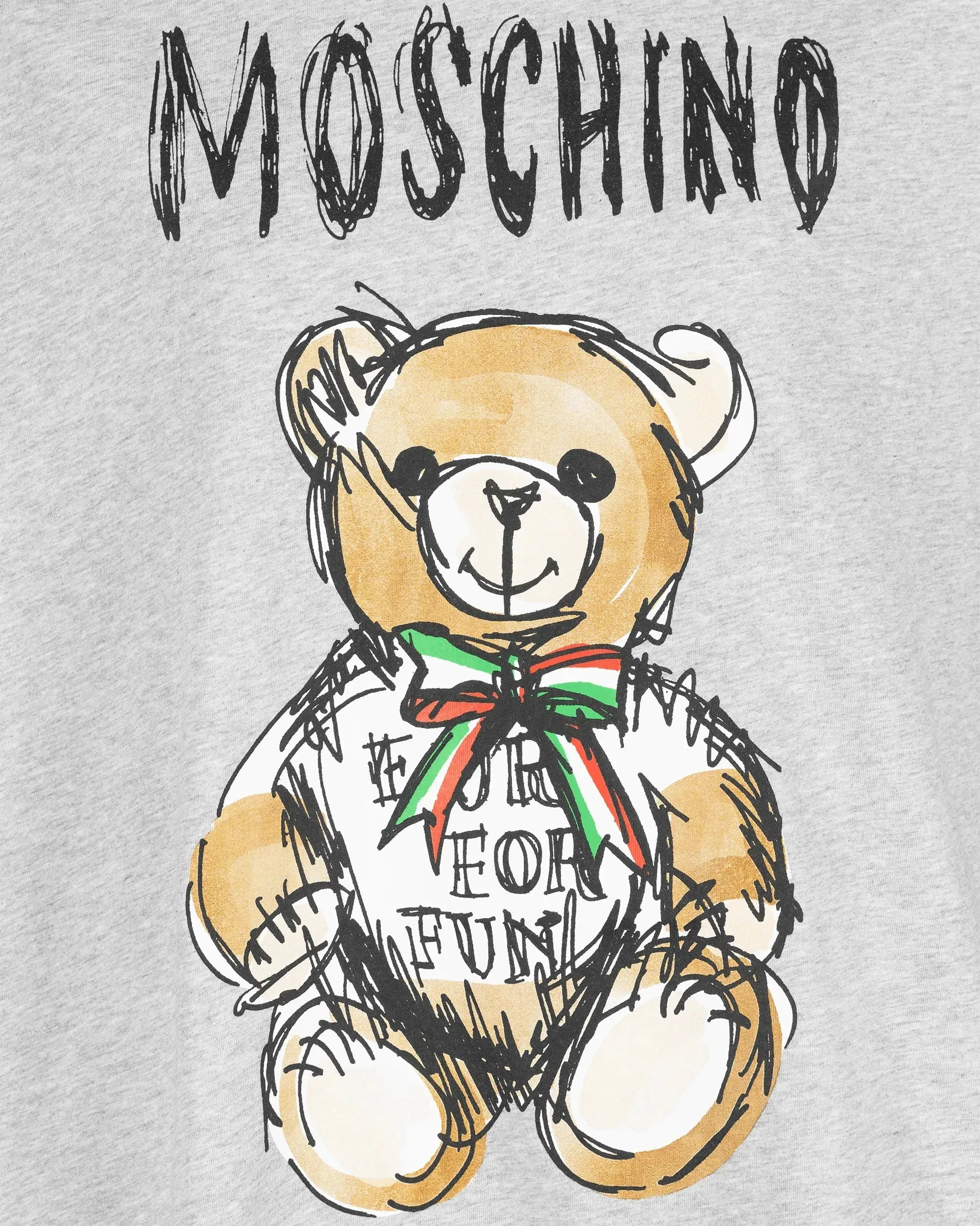 Drawn Teddy Bear Organic Jersey T-Shirt