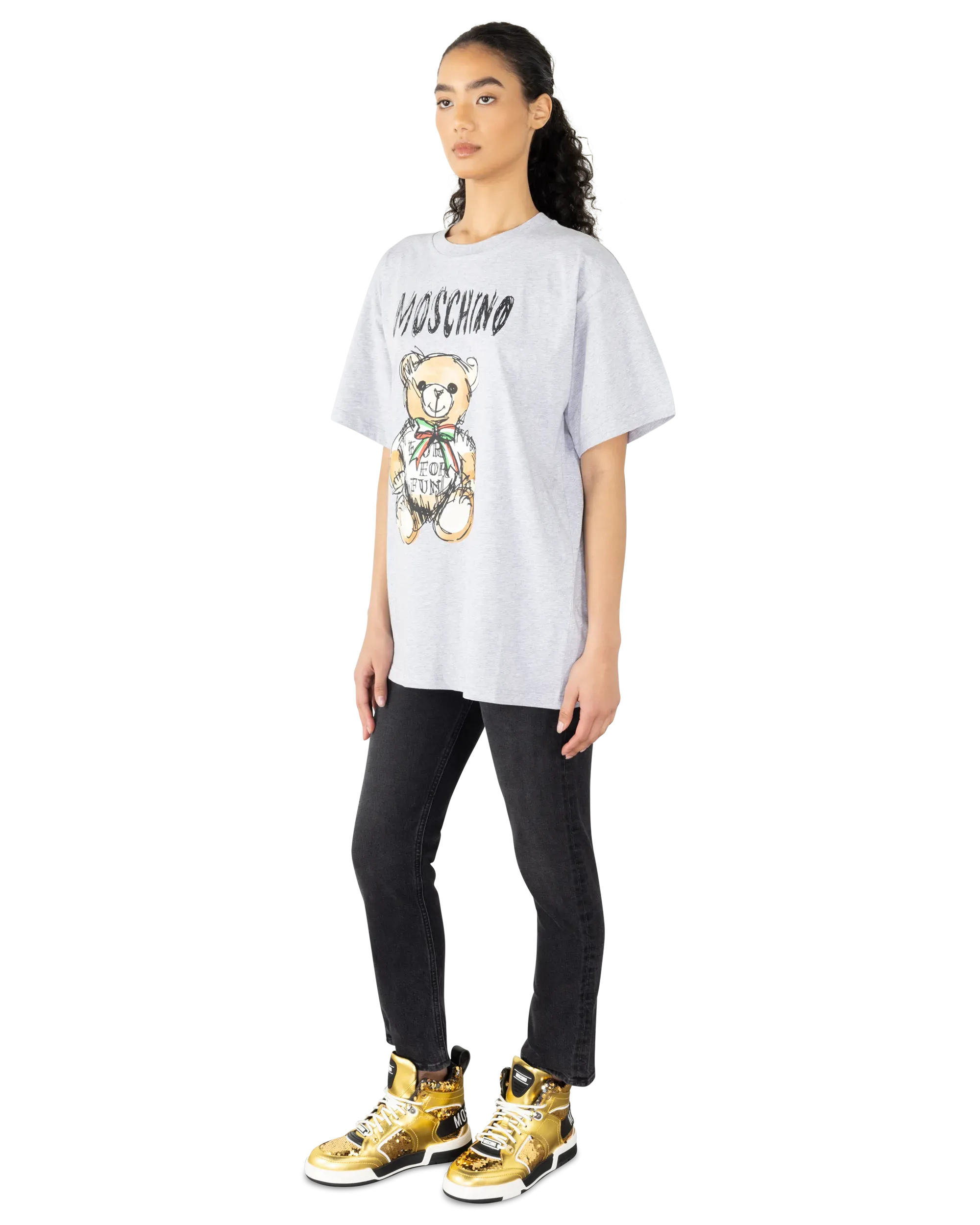 Drawn Teddy Bear Organic Jersey T-Shirt