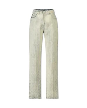 Ecowashed Monogram Jeans