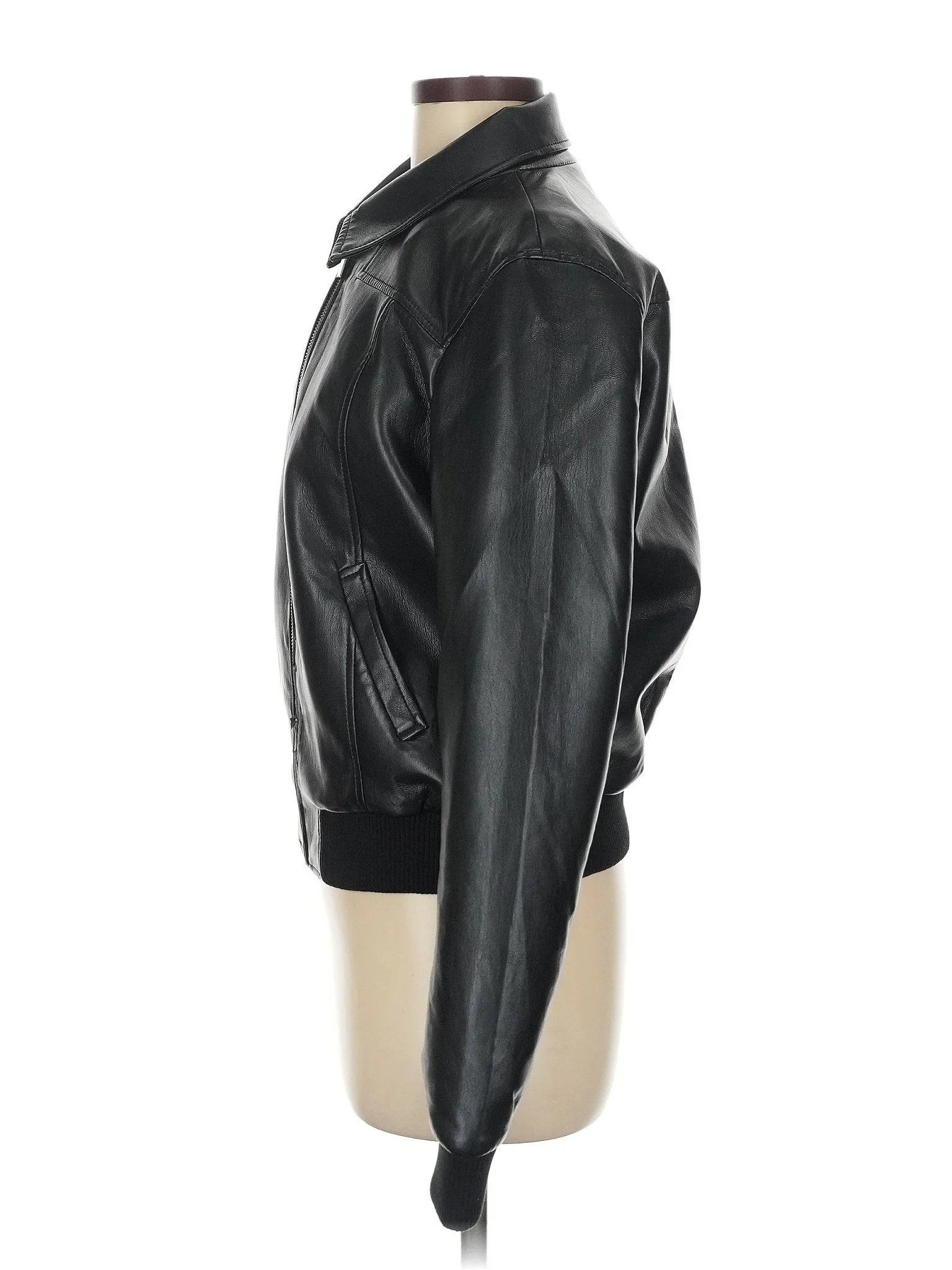 Faux Leather Jacket