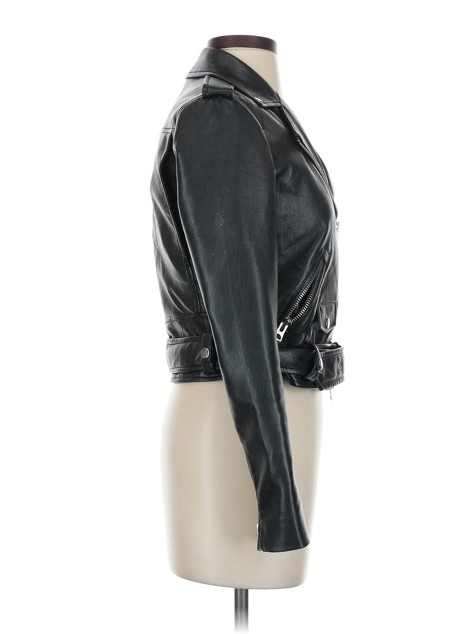 Faux Leather Jacket
