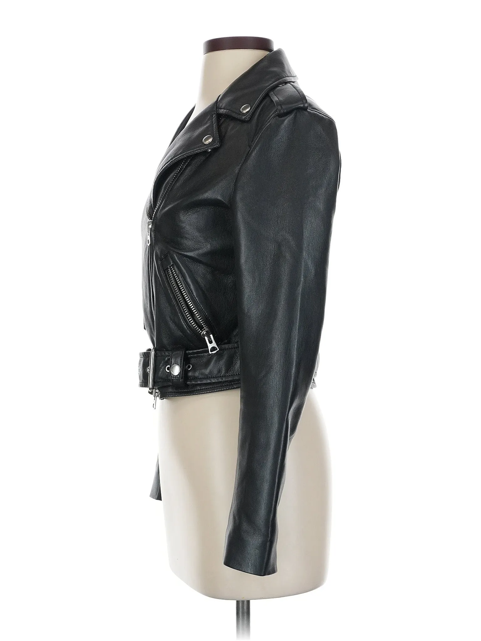 Faux Leather Jacket
