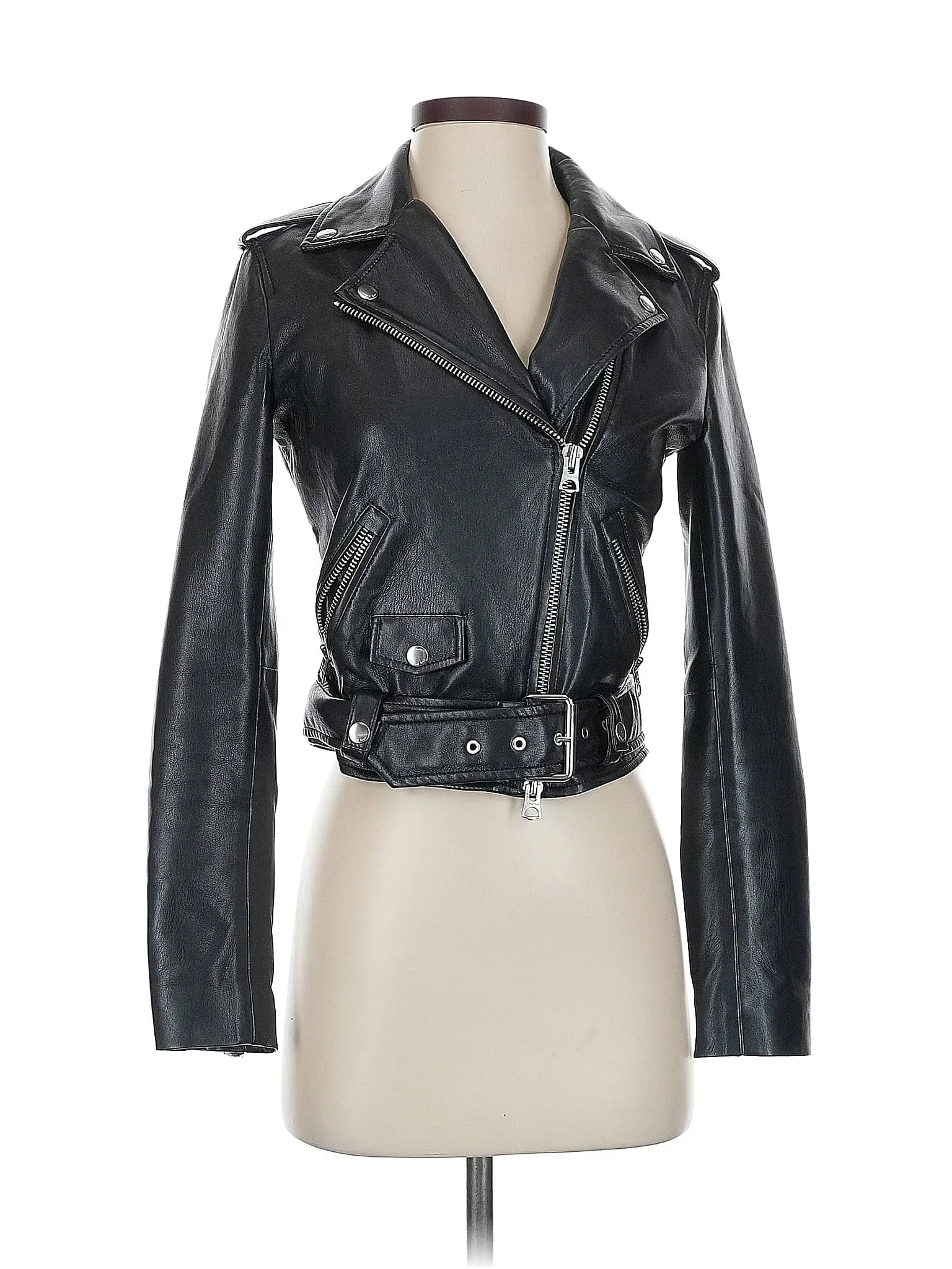 Faux Leather Jacket