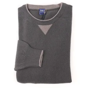 Fedeli Wool-Cashmere Crewneck Sweater