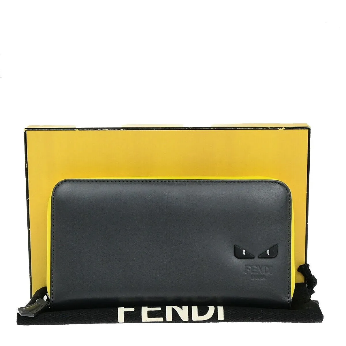 Fendi Monster Black Leather Accessories