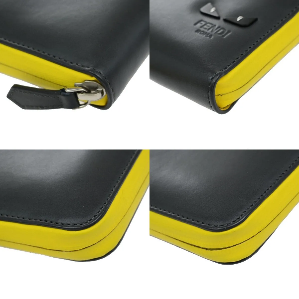 Fendi Monster Black Leather Accessories