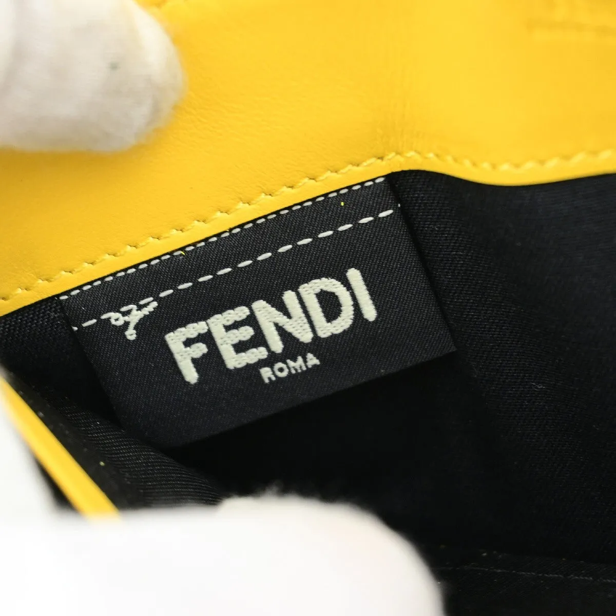 Fendi Monster Black Leather Accessories