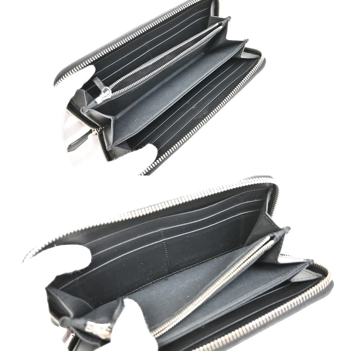Fendi Zucchino Black Leather Accessories